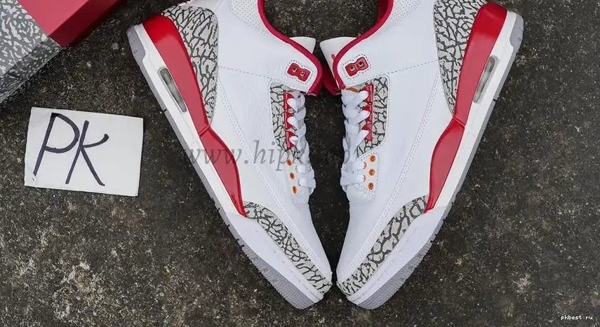 ready jordan retro God Cardinal Pk 3 air Red materials to retail ship 0504